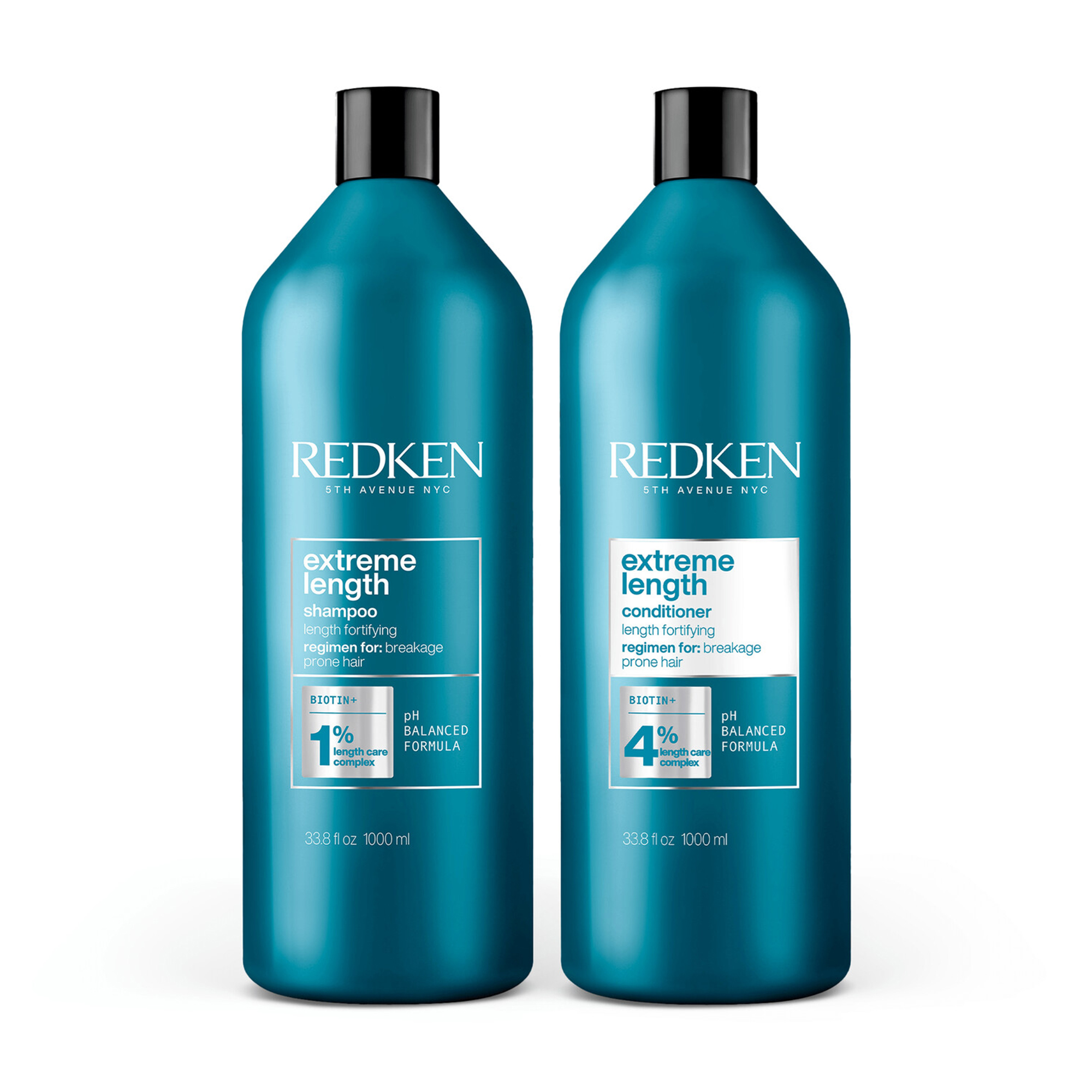 Redken - Extreme Length Shampoo Conditioner Long Hair - 1 l 338 fl oz 112$